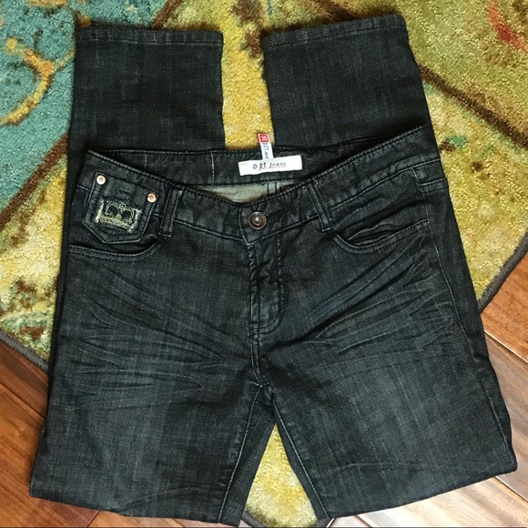 Unique D2T Denim Division Jeans Black Denim Size 30 - Picture 2 of 7
